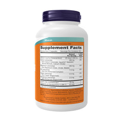 NOW Foods Cal-Mag Caps label showing vitamins D and K for calcium metabolism support.