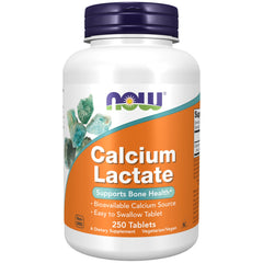 NOW Foods Calcium Lactate tablet for easy daily use