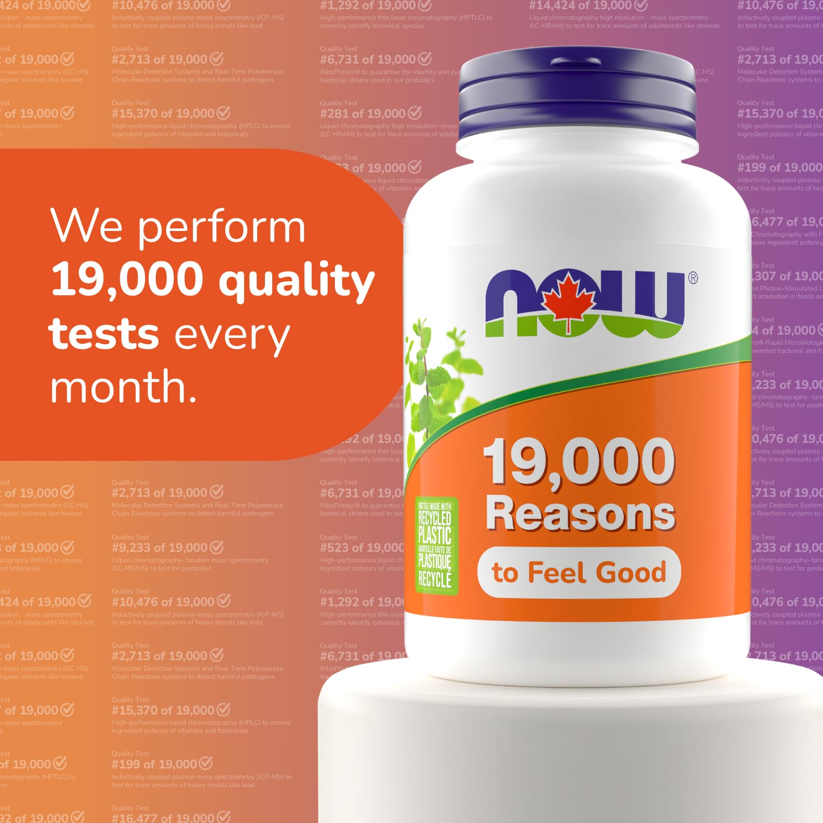 NOW Foods Chromium Picolinate ingredients panel with 200 mcg per capsule