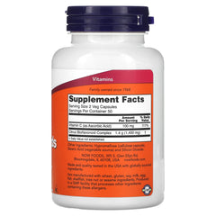 NOW Foods Citrus Bioflavonoids capsules for daily antioxidant routine.
