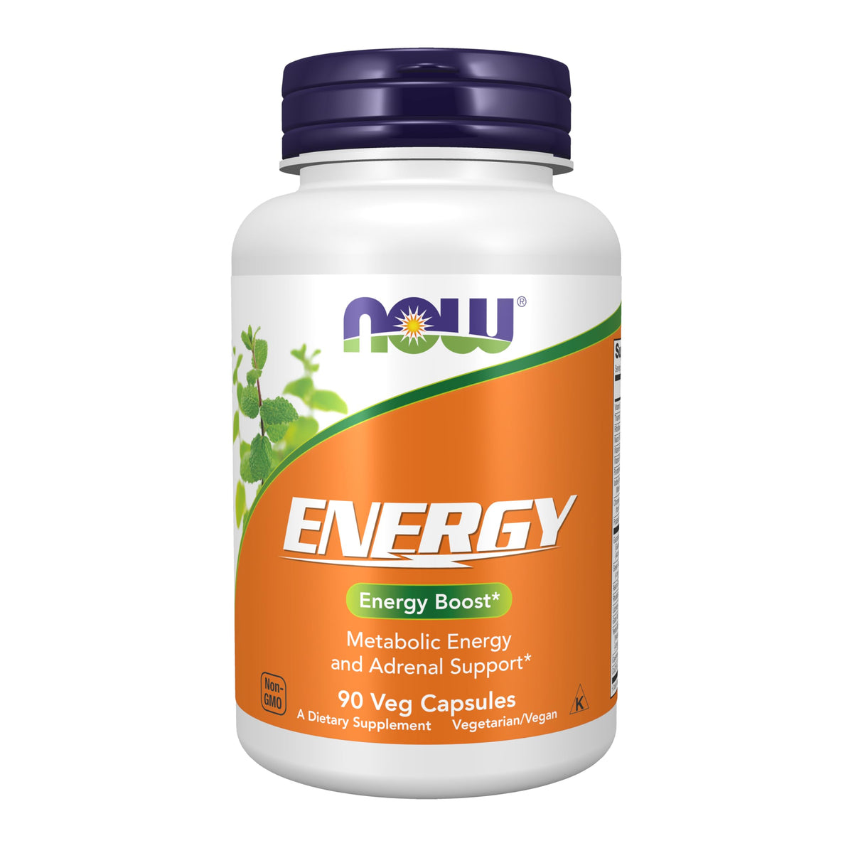 NOW Foods Energy bottle front view for everyday vitality