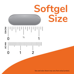 NOW Foods enteric-coated softgels designed to minimize odor and reflux.