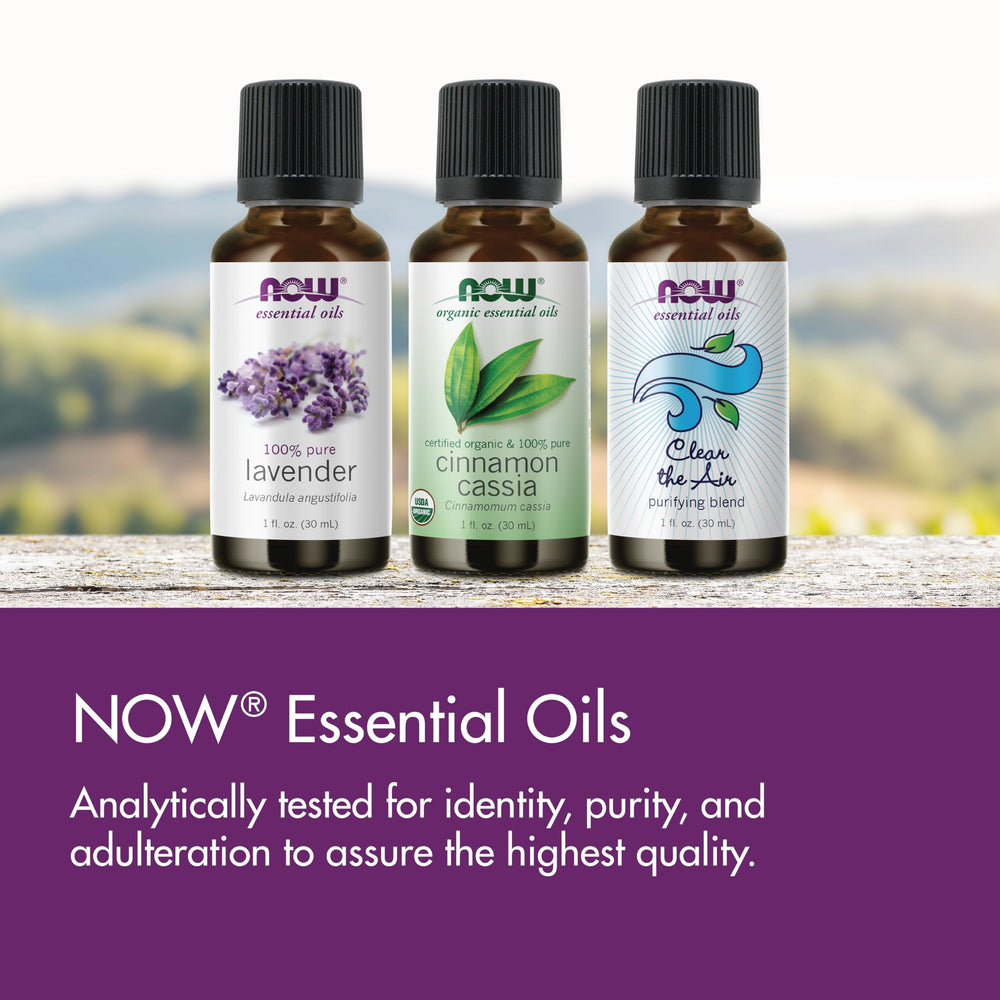 NOW Foods eucalyptus oil supports a clarifying, refreshing atmosphere when diffused.