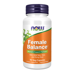 NOW Foods Female Balance bottle label highlighting women's wellness blend