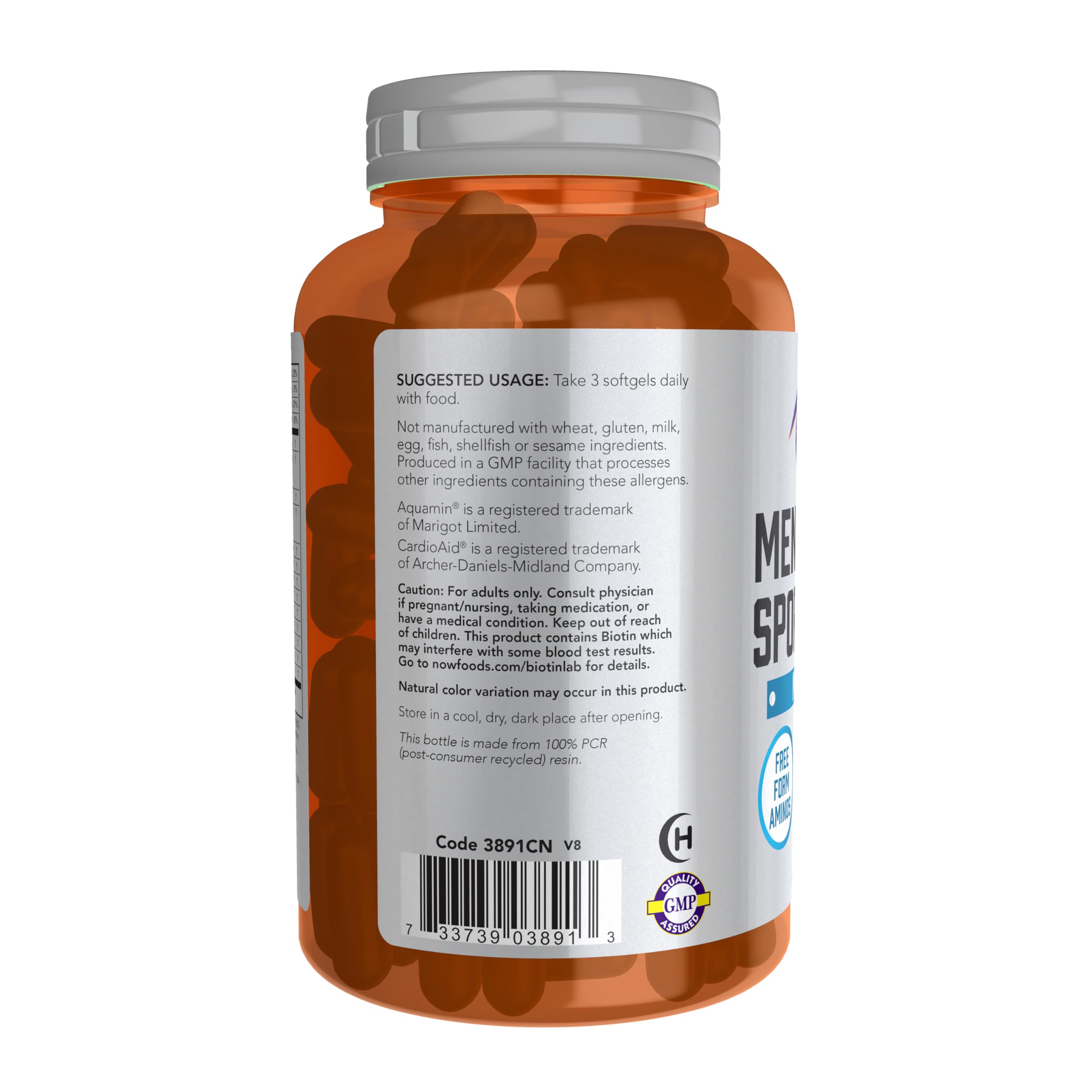 NOW Foods Free-Form Amino Acids image demonstrates versatile support for protein needs.