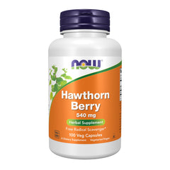 NOW Foods Hawthorn Berry 540 mg botella lista para uso diario