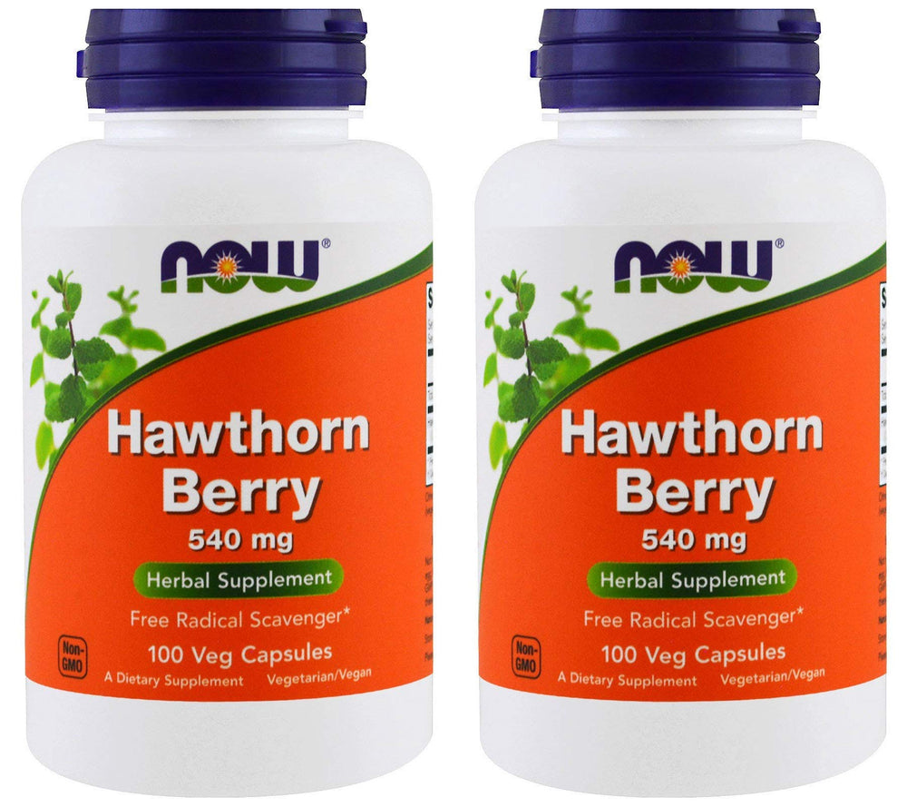 NOW Foods Hawthorn Berry 540 mg bottle, ideal for daily herbal routine.