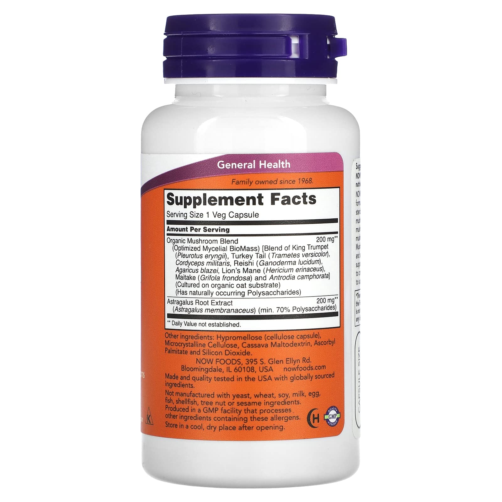 NOW Foods Immune Renew capsules, vegetarian formula for everyday resilience