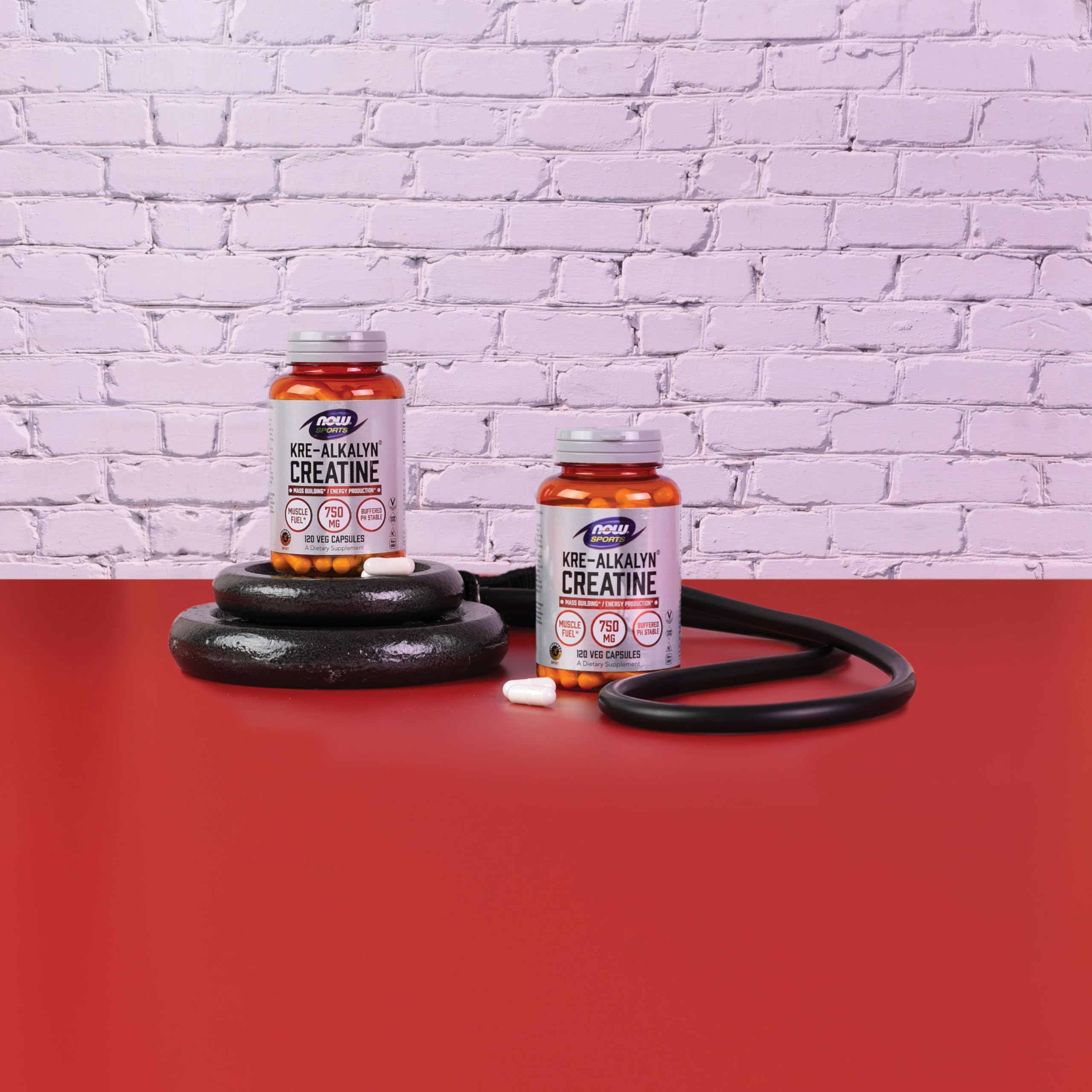 NOW Foods Kre-Alkalyn Creatine US packaged product signals trusted quality.