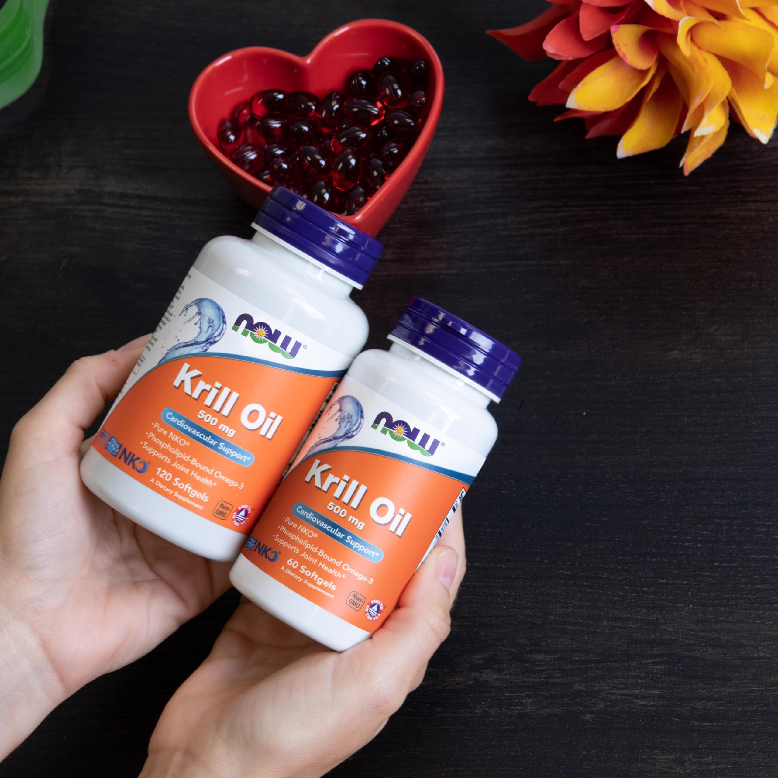 NOW Foods Krill Oil 500 mg produced in the USA by a family-owned company