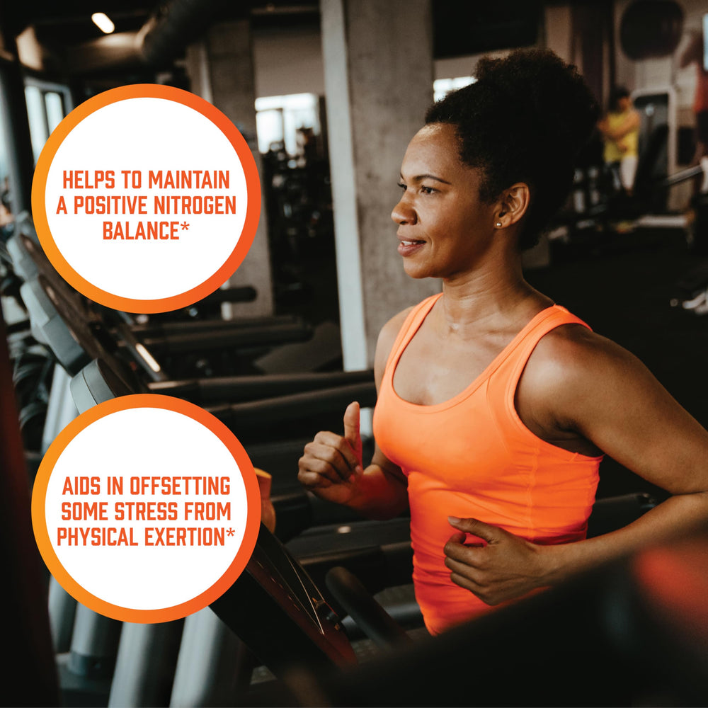 NOW Foods L-Glutamine nutrition facts panel on the label