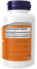 NOW Foods L-Tryptophan 1000 mg tablets closeup highlights double strength formula