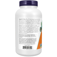 NOW Foods Magnesio Óxido, porción medidora facilita dosis con precisión diaria.