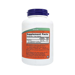 NOW Foods Magnesium 400mg capsules closeup of smooth capsules for relaxation and nerve support