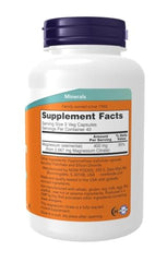 NOW Foods Magnesium Citrate capsules closeup, indicating bioavailable form