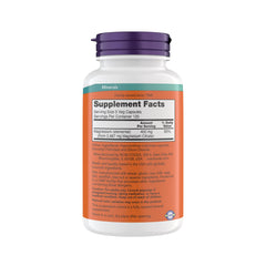NOW Foods Magnesium Citrate capsules in a bottle showing easy daily supplementation