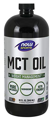 NOW Foods MCT Oil used in dressings or sauces as a healthy fat substitute.