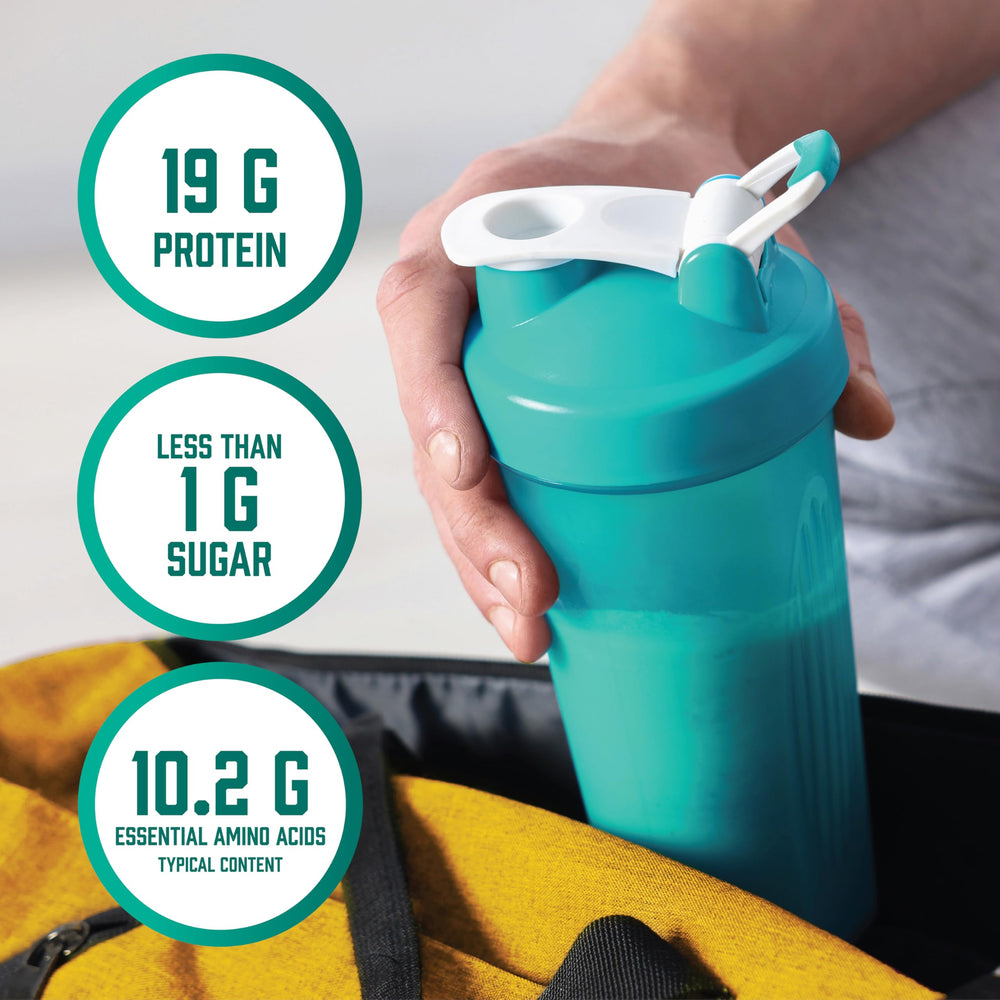 NOW Foods Micellar Casein 19 g label emphasizes protein per serving.