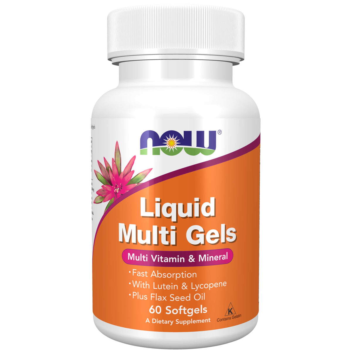 NOW Foods, multivitaminas líquidas con luteína y licopeno, botella lista para uso diario