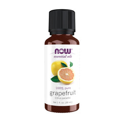 NOW Foods pomelo, botella de aceite esencial, aroma cítrico purificante para difusor en casa.