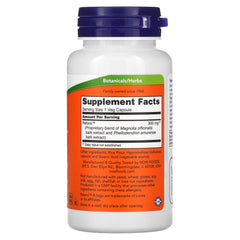 NOW Foods Relora capsules close-up highlighting relaxing, non-sedating support for stress-related eating.
