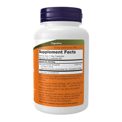 NOW Foods Saccharomyces boulardii capsules on shelf ideal for travel.