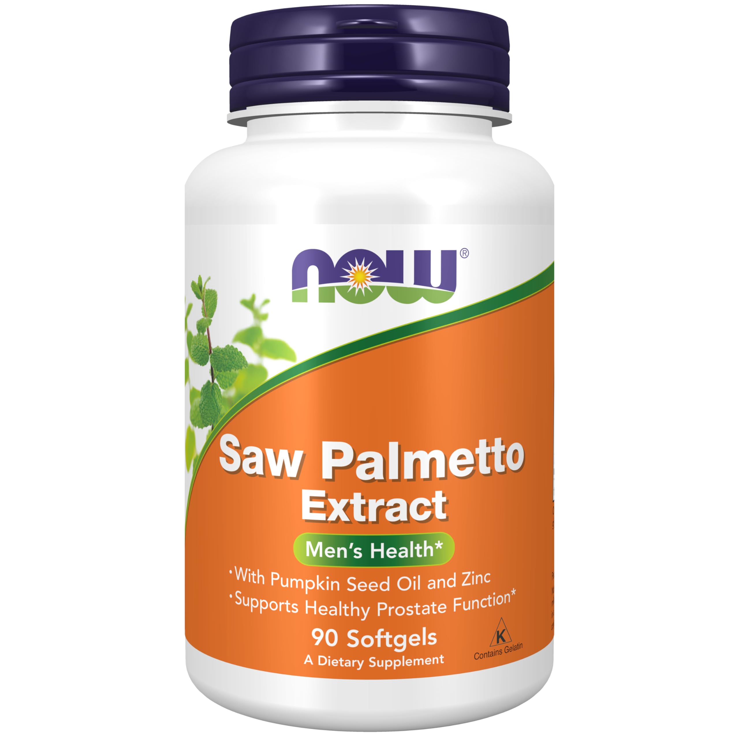 NOW Foods saw-palmetto-zinc-bottle may support healthy prostate function