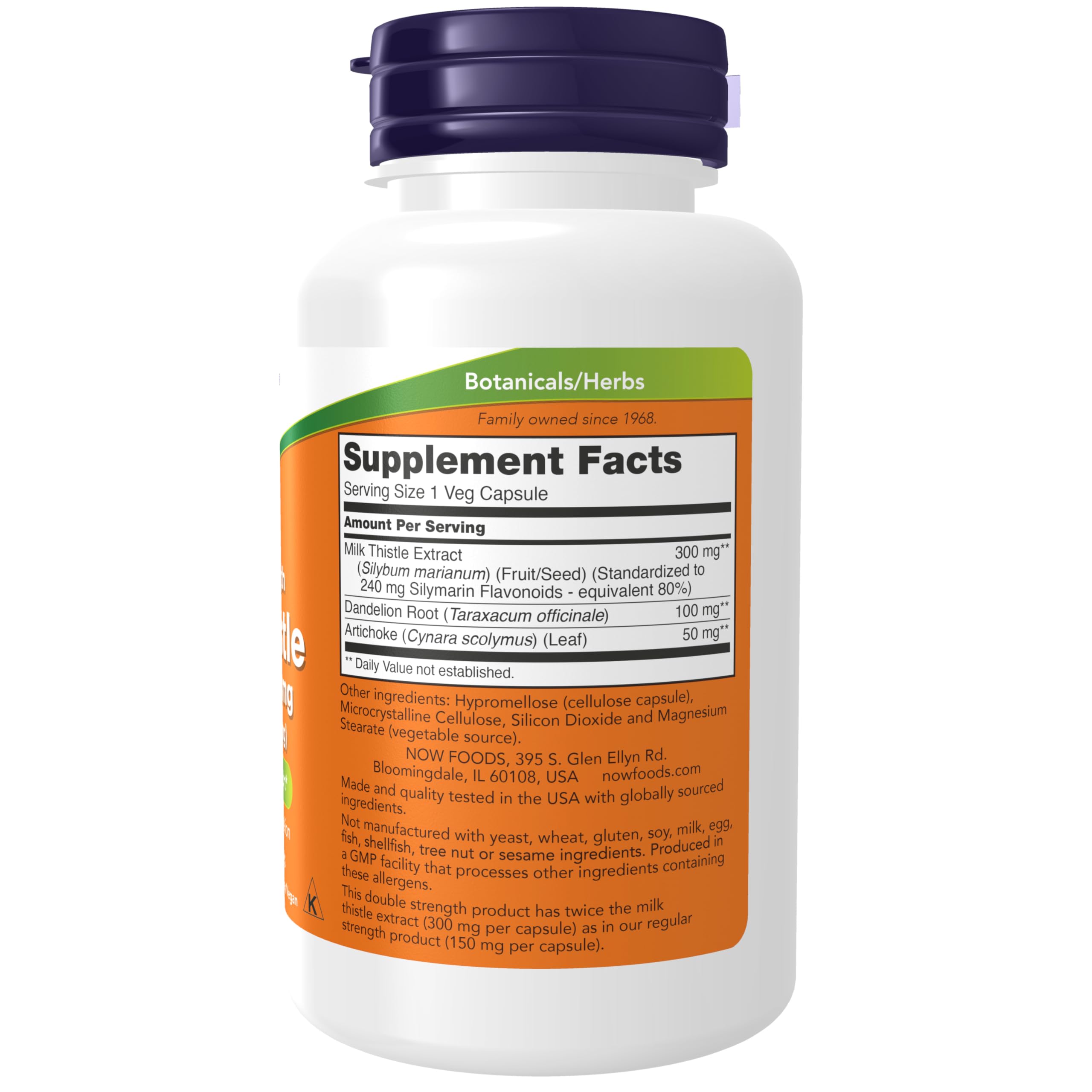NOW Foods Silymarin capsules arranged for daily supplement routine