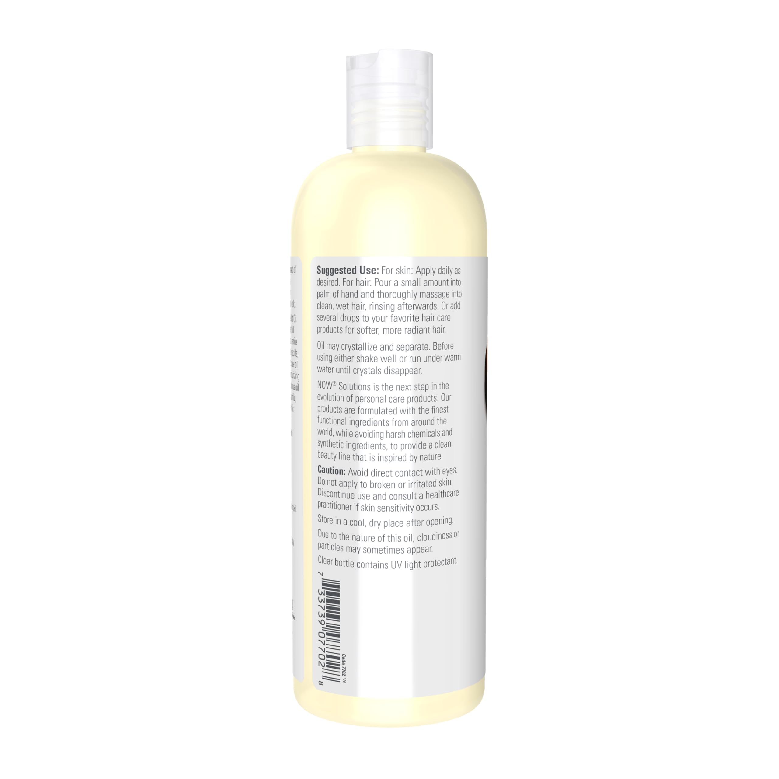 NOW Foods Shea Nut Oil on hair ends for smoother, shiny ends