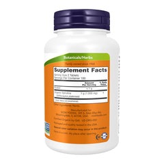 NOW Foods spirulina bottle front with organic certification and 200 tablets for value