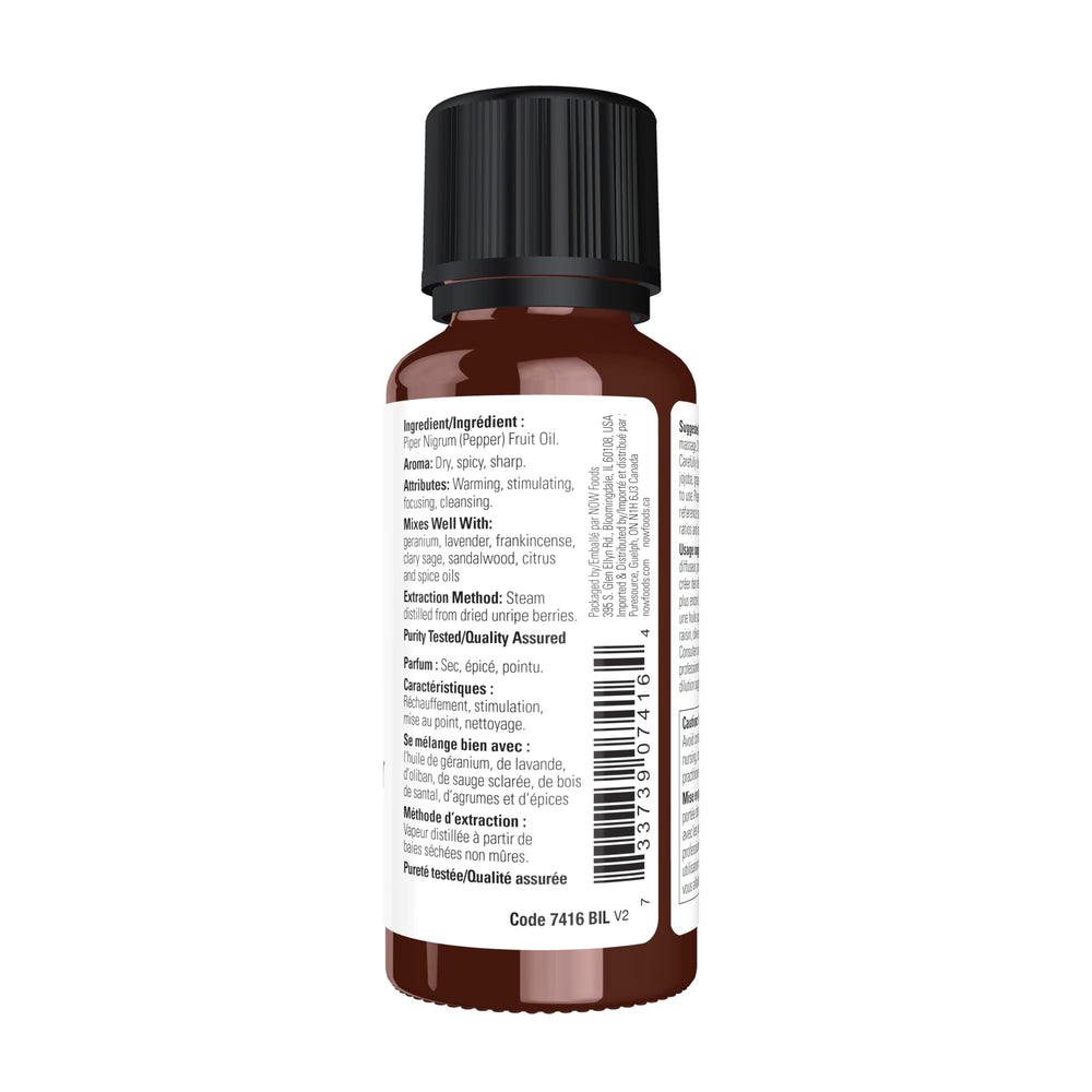 Steam-distilled from dried unripe pepper berries preserves natural purity and aroma.