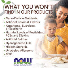 NOW Foods Organic Stevia label with USDA certification supports natural sweetener choices.