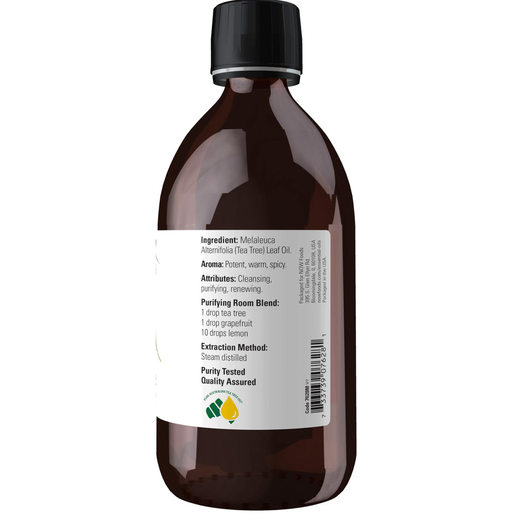 NOW Foods Tea Tree Oil from leaves and twigs for plant-based purity