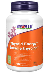 NOW Foods Thyroid Energy bottle—capsules for thyroid support and metabolism.
