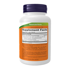 NOW Foods Turmeric Curcumin capsules ready for daily wellness routine.