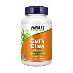 NOW Foods Uña de Gato 500 mg cápsulas: apoyo diario al sistema inmune