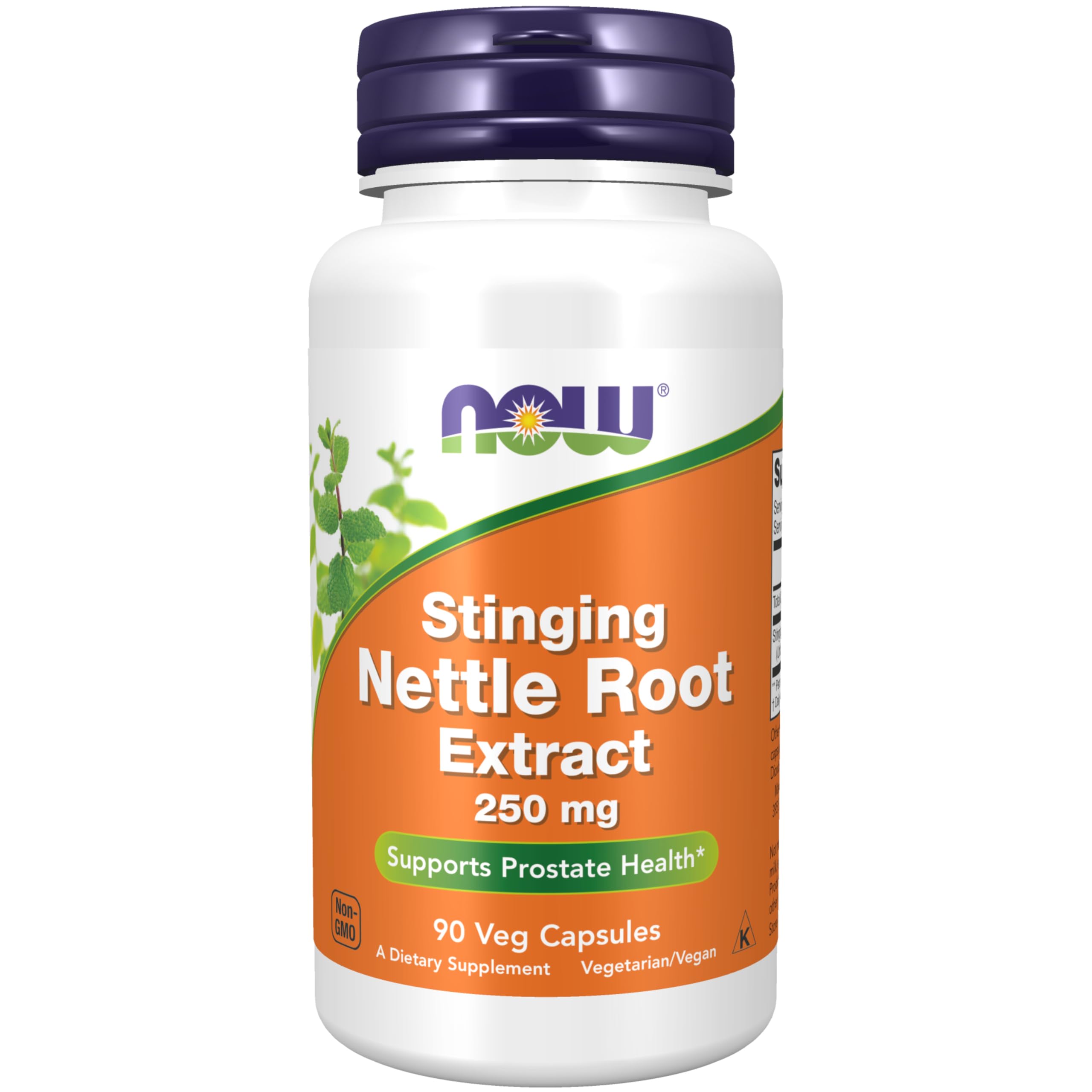 NOW Foods Urtica dioica raíz en cápsulas: posible apoyo a la salud prostática.