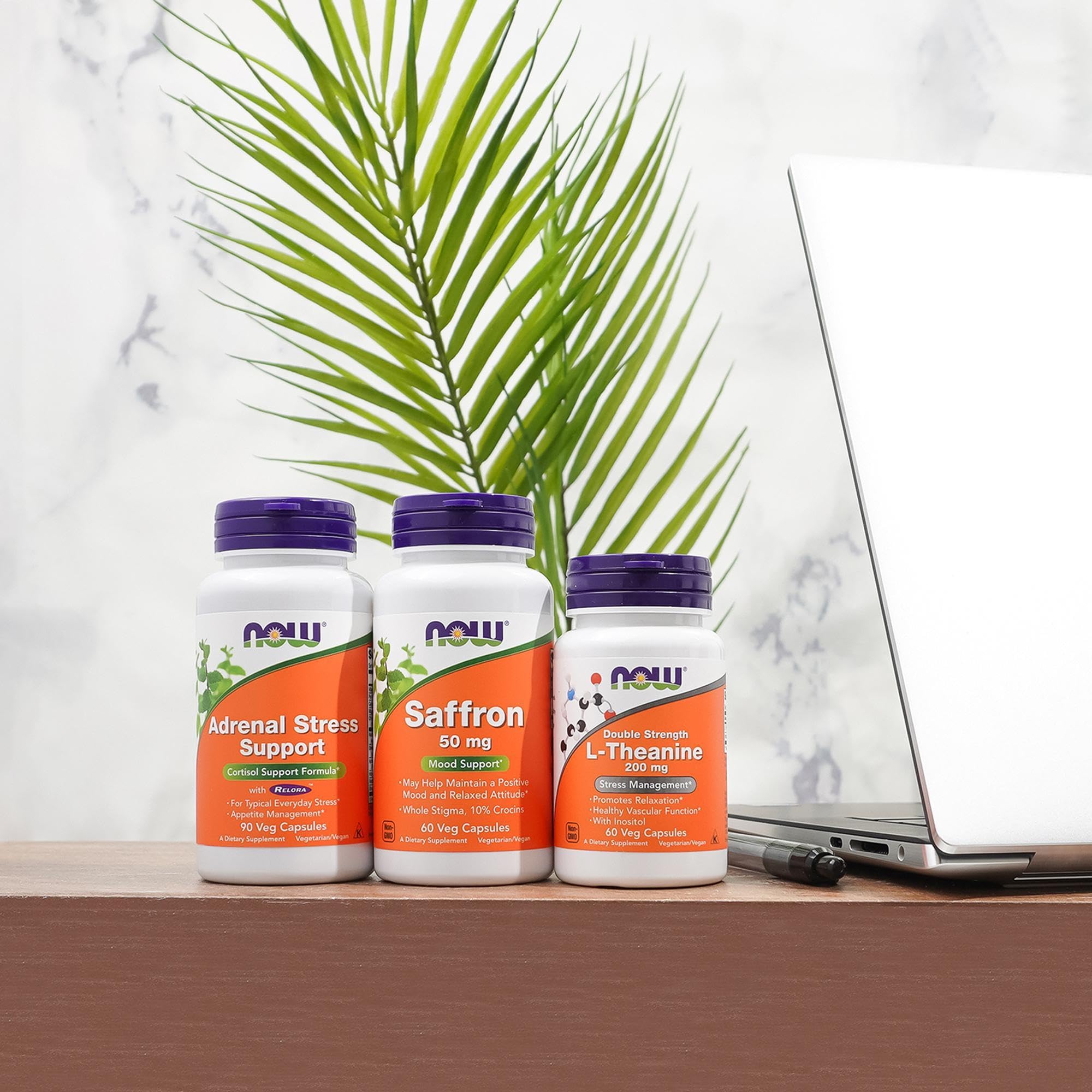 NOW Foods vegan and nut-free certification on the box