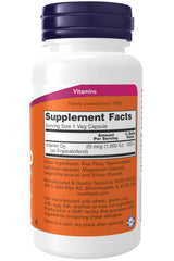 Now Foods Vitamin D Vegetarian Dry 1000 IU capsules closeup highlights high potency daily support