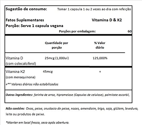NOW Foods Vitamin D-3 & K-2 label design highlights D-3 and K-2 content