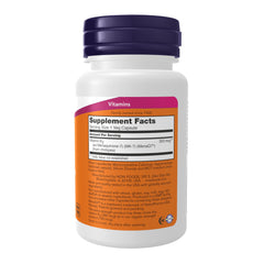 NOW Foods Vitamin K2 MK-7 300 mcg capsules being poured for daily use