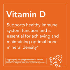 NOW Foods Now VIT D-3 1000IU bottle pouring capsules for quick daily use.