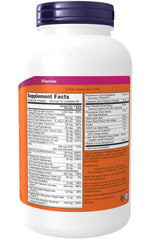 NOW Foods ADAM ingredients panel listing Saw Palmetto, Plant Sterols, Lycopene, CoQ10.