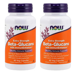 NOW Foods Beta-Glucans bottle front for daily immune support