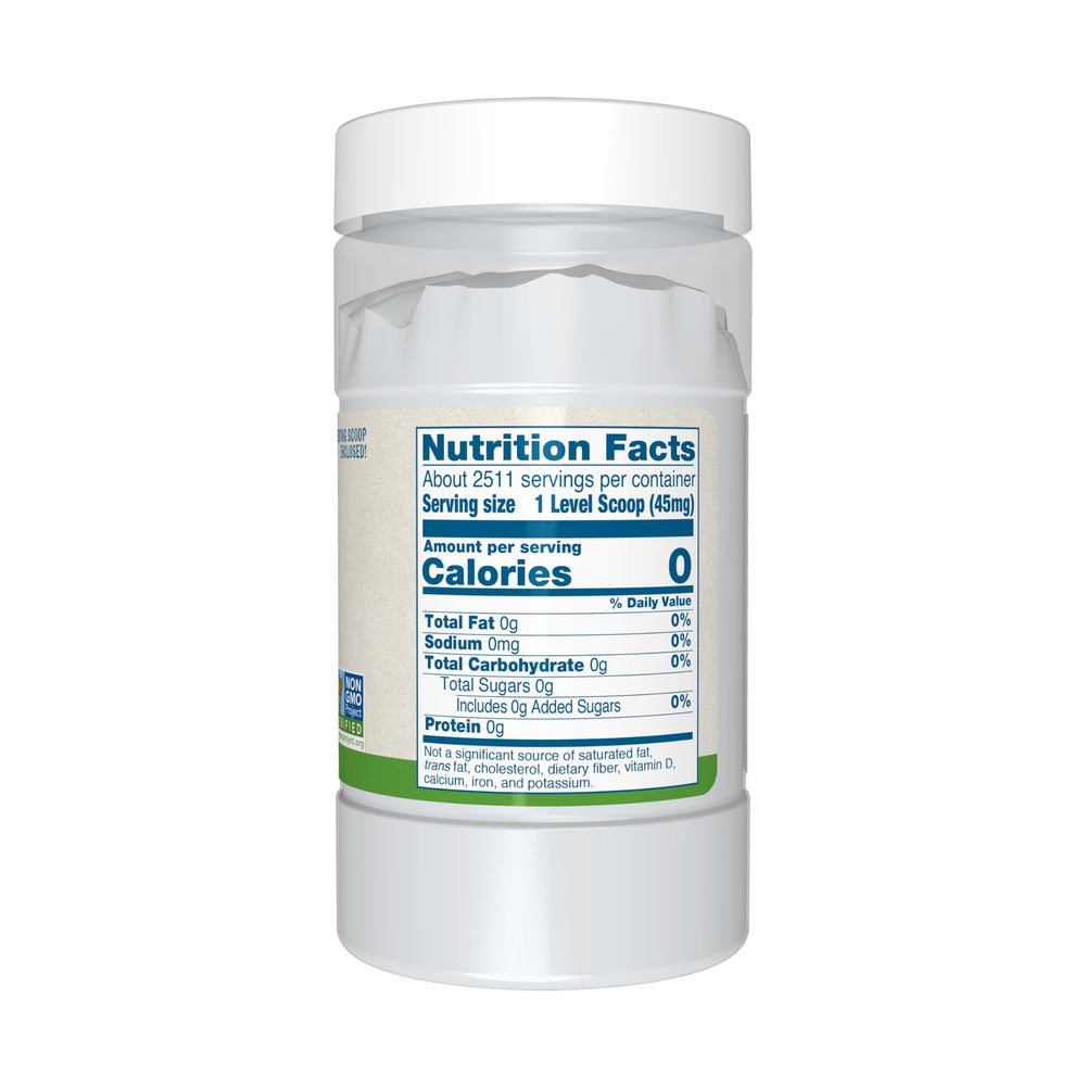 NOW Foods BetterStevia bottle pour illustrates convenient sweetening for hot and cold beverages.