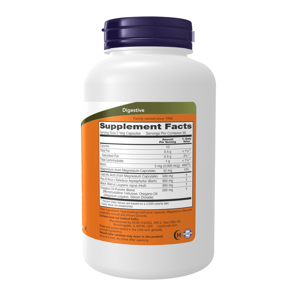 NOW Foods oregano oil drops show the herbal support in a dropper bottle.