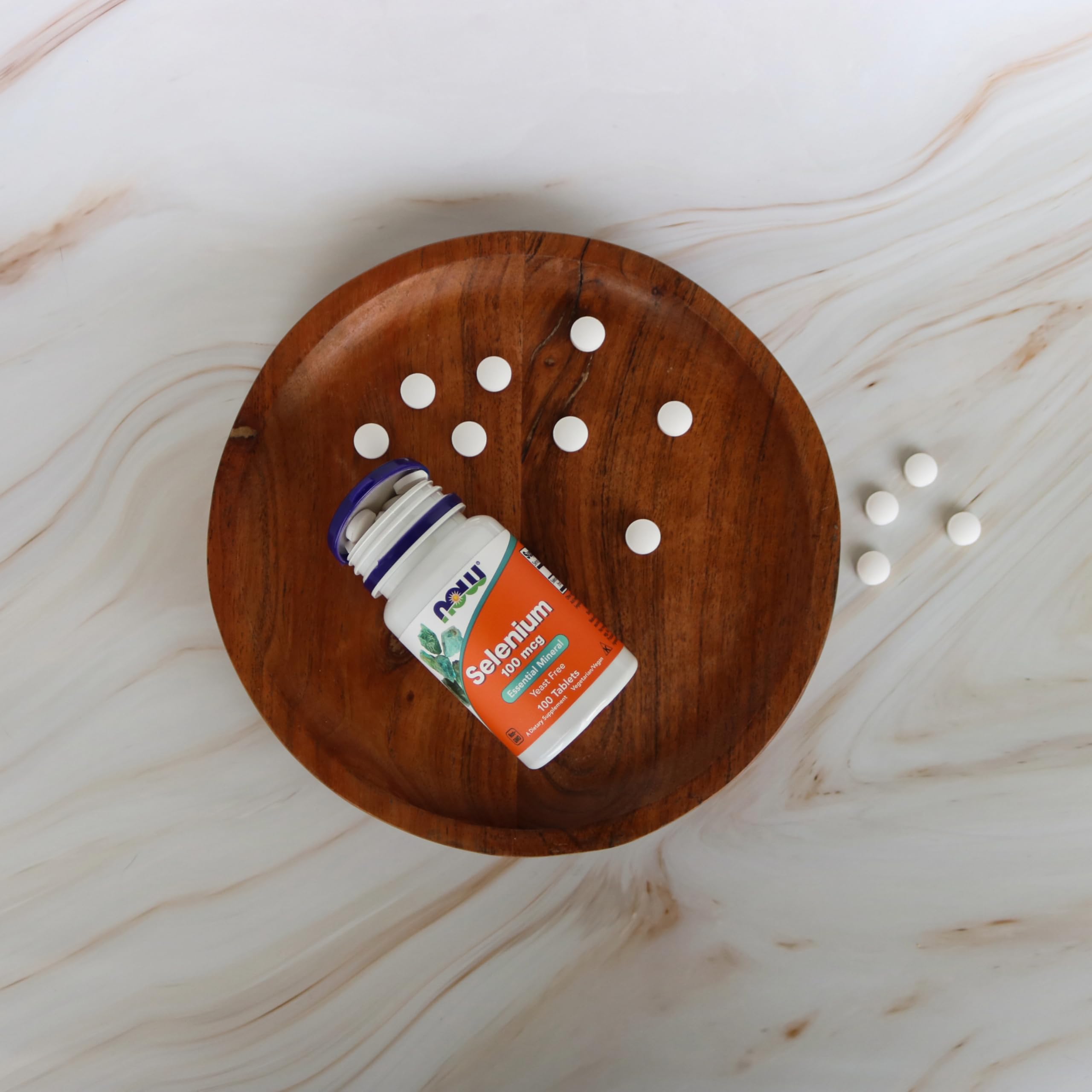 NOW Foods selenium ingredients list shows L-selenomethionine form.