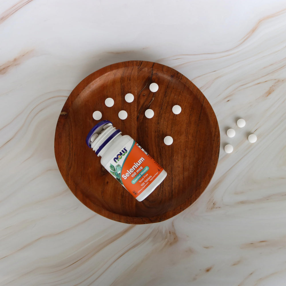 NOW Foods selenium ingredients list shows L-selenomethionine form.