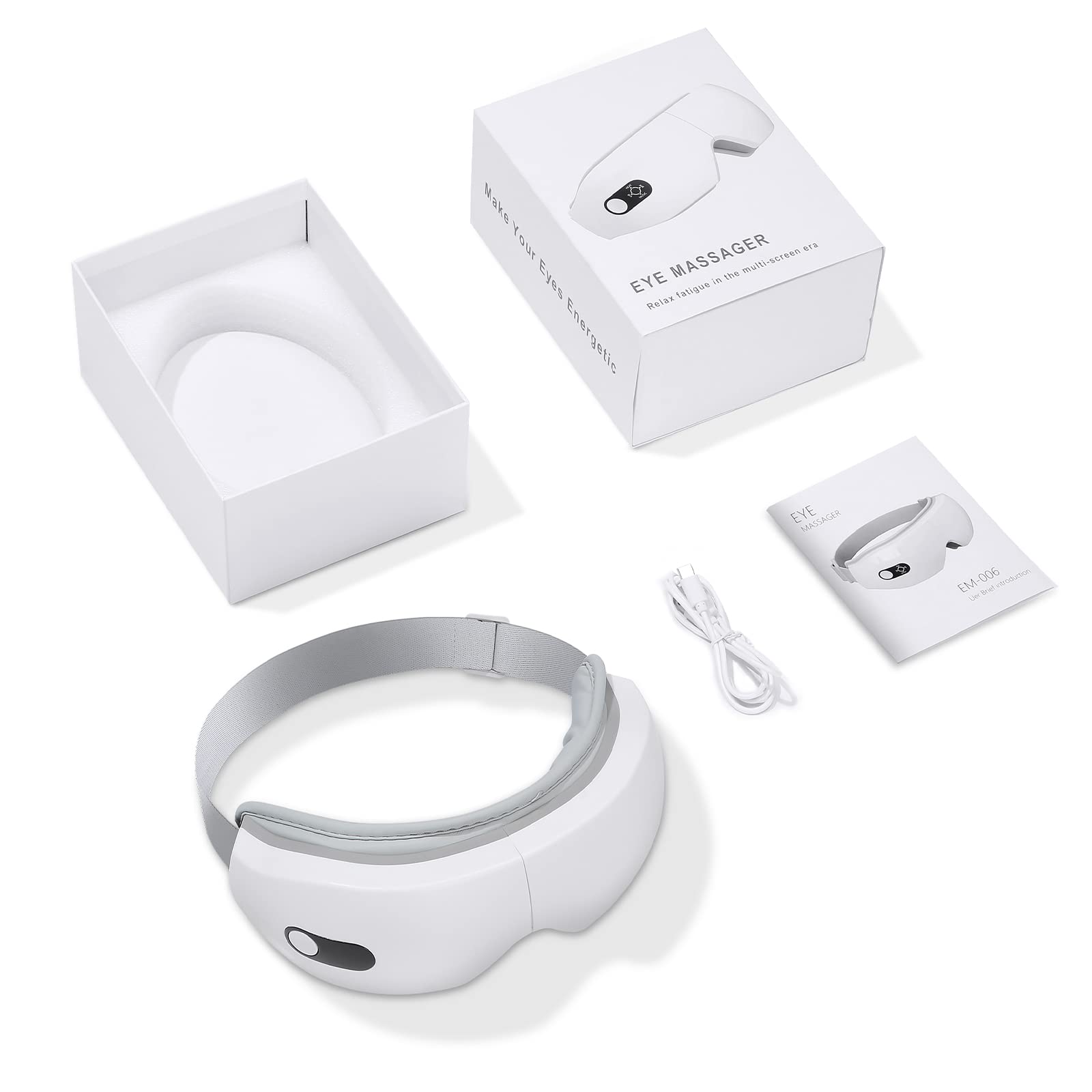 NOWWISH eye massager adjustable headband ensures comfortable wear