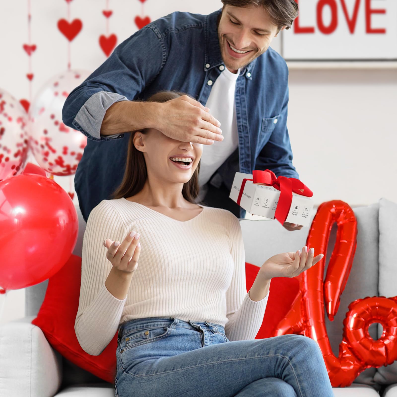 NOWWISH eye massager wireless battery supports six sessions on a charge